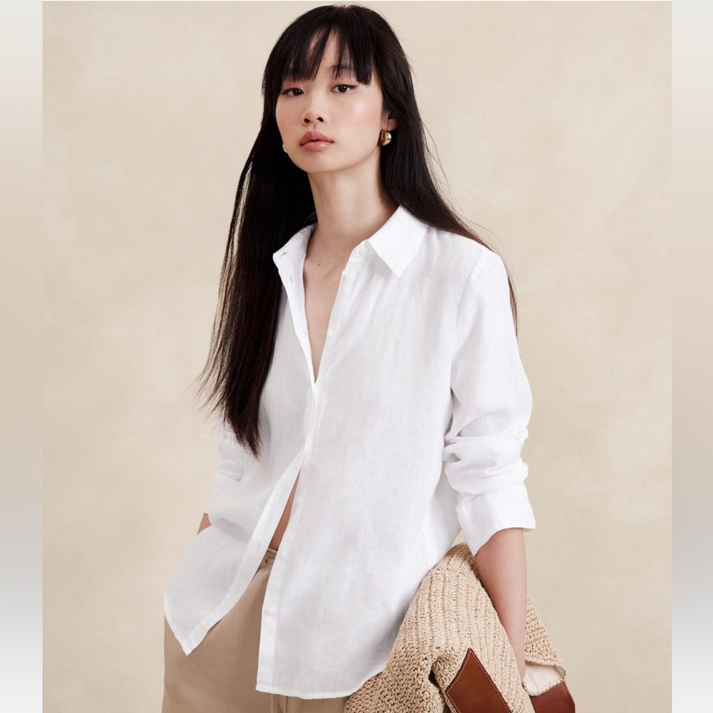 NWT The Perfect Linen Shirt